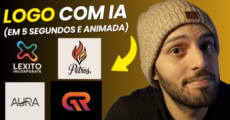 Crie LOGOS ANIMADAS com IA de GRAÇA