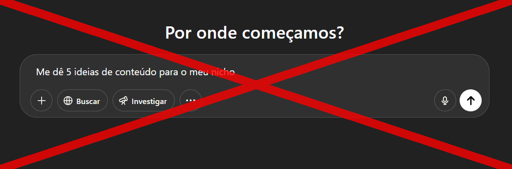 Uso errado da IA